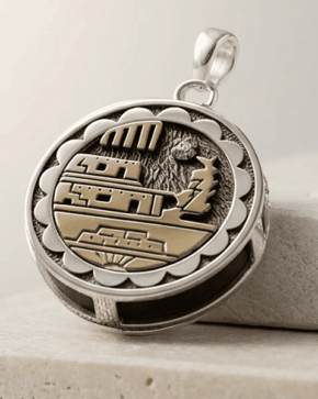 Muhatan Pendant silber / gold (mit Chip 4.2)