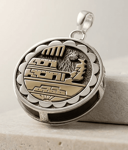 Muhatan Pendant silber / gold (mit Chip 4.2)