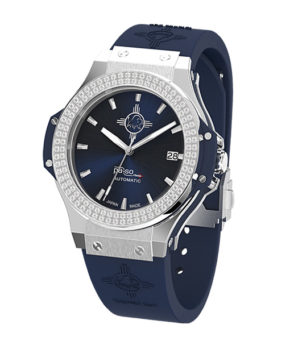 Tatanka Sun Man Watch Blue with Stone